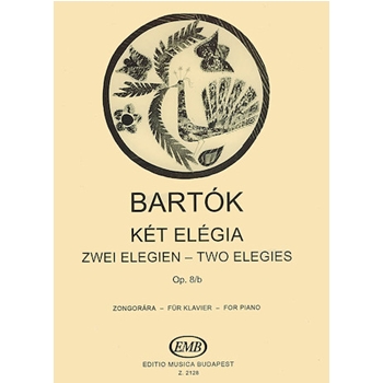 Elegies Opus 8b by Bartok Bela for Piano