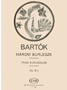 Burlesques Opus 8c by Bartok Bela for Piano