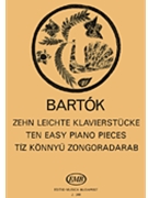 Ten Easy Piano Pieces by Bartok Bela for Piano