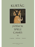 Games for Piano - Volume 6 by Kurtag Gyorgy - Jatekok - for Piano