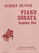 Piano Sonata #1 by De Vito Albert for Piano