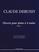 Works For Piano 4 Hands Volume 1 by Debussy Claude for 1 Piano 4 Hands