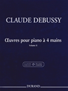 Works For Piano 4 Hands Volume 2 by Debussy Claude for 1 Piano 4 Hands