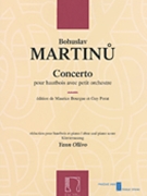 Concerto by Martinu Bohuslav - Ollivo Yann - for Oboe and Piano