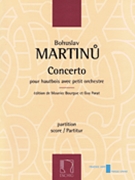 Concerto for Oboe and Small Orchestra by Martinu Bohuslav for Study Score