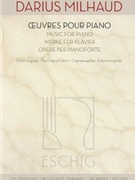 Music for the Piano by Milhaud for Piano