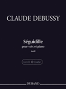 Seguidille by Debussy Claude for Vocal Solo