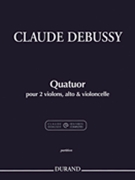 String Quartet in G minor Op. 10 by Debussy Claude for Score