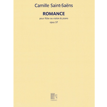 Romance Opus 37 by Saint-Saens Camille for Score and Solo Part