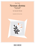Nessun Dorma by Puccini Giacomo The Three Tenors for Piano