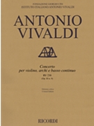 Concerto D Major Violin Strings Continuo Rv230 (op. 3 No. 9) Score by Vivaldi Antonio Lucio for Score