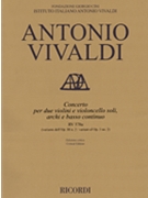 Concerto G Minor 2 Violins Violoncello Strings Continuo Rv578a (variant Of Op3/n2) Sc by Vivaldi Antonio Lucio for Score