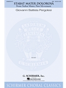 Stabat Mater Dolorosa by Pergolesi Giovanni Battista for SA