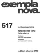 Tatar Dance for Bayan and Two Double Basses by Gubaidulina Sofia for Score and Parts