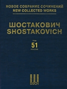 The Nose Opus 15 Opera Piano Score New Collected Works Vol. 51 by Shostakovich Dmitri for Piano Score
