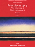 Four Pieces Op. 3 by Prokofiev Sergei for Piano