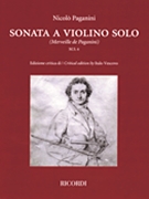 Sonata a Violino Solo by Paganini Niccolo for Violin