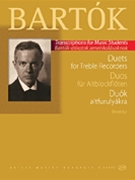 Duets for Treble Recorders by Bartok Bela - Marton Kerekfy - for 2 Recorder