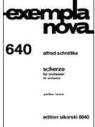 Scherzo for Orchestra by Schnittke Alfred for Study Score
