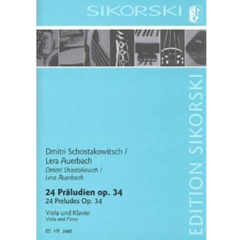 24 Preludes Op. 34 - for Viola and Piano