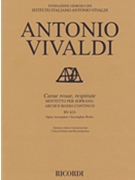 Carae Rosae Respirate RV 624 - Motet for Soprano Strings & Basso by Vivaldi Antonio Lucio for Score