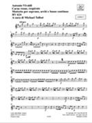 Carae Rosae Respirate RV 624 by Vivaldi Antonio Lucio - Talbot Michael - for Parts
