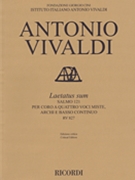 Laetatus Sum RV827 by Vivaldi Antonio Lucio - Talbot Michael - for Score