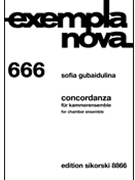 Concordanza by Gubaidulina Sofia for Study Score