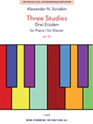 Three Studies for Piano Op. 65 by Scriabin Alexander for Piano