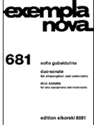 Duo Sonata by Gubaidulina Sofia for Ensemble