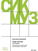 5 Pieces for Cello and Piano by Sulkhan Tsintsadze for