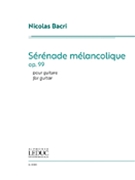 Serenade melancolique by Bacri Nicolas for Guitar