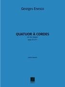 String Quartet in E-Flat Major Op. 22 No. 1 by Enesco George for String Quartet