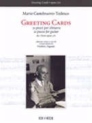 Greeting Cards by Castelnuovo-Tedesco Mario for Guitar