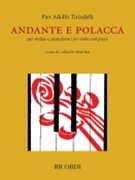 Andante E Polacca by Tirindelli Pier Adolfo for Violin and Piano