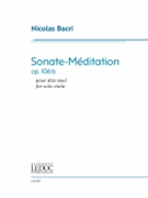 Sonate-Meditation Op. 106b by Bacri Nicolas for