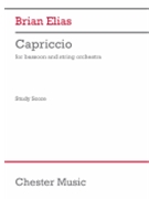 Capriccio (Study Score) - for Bassoon and String Orchestra