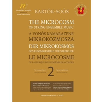 The Microcosm of String Ensemble Music 2: Intermediate - Three Violins and Cello Score and Parts