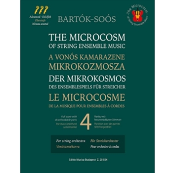 The Microcosm of String Ensemble Music 4: Advanced - Three Violins and Cello Score and Parts