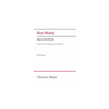 Register (Study Score) - for Organ and Orchestra