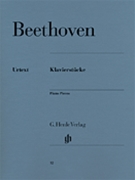 Piano Pieces by Beethoven Ludwig van for Piano