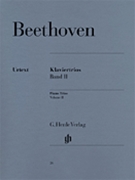 Piano Trios Volume 2 by Beethoven Ludwig van for Piano Trio (Book 2)