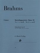 String Quartets Opus 51 #1(c Min)2(a Min by Brahms Johannes - reiser Salo - for Str Quartet (Urtext (reiser Salo)