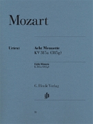 Minuets With Trios K315g by Mozart Wolfgang Amadeus for Piano