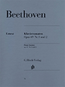 Sonata Opus 49 #1 & 2 by Beethoven Ludwig van for Piano