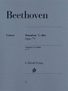 Sonatina Opus 79 G Major by Beethoven Ludwig van for Piano