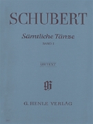 Complete Dances Volume 1 by Schubert Franz for Piano