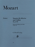 Violin Sonatas Volume 3 Revised Ed by Mozart Wolfgang Amadeus - Seiffert Wolf-diete - for Violin and Piano