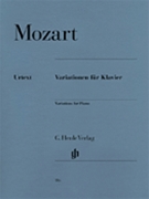 Variations Complete by Mozart Wolfgang Amadeus for Piano