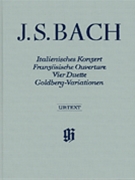 Italian Concerto French Overtures 4 Duets Goldberg Variations by Bach Johann Sebastian for Piano